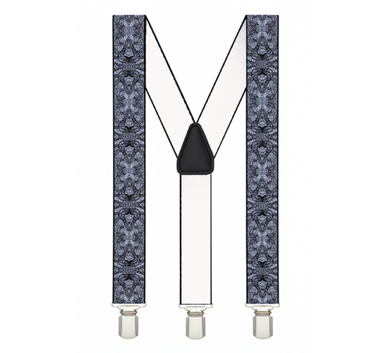 Bretelles 3 pinces motif lion