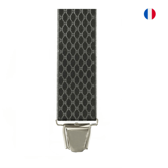 Bretelles 3 pinces Jacquard Qualité Sup. Losanges