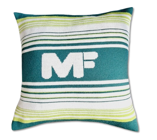 Housse de coussins rayé