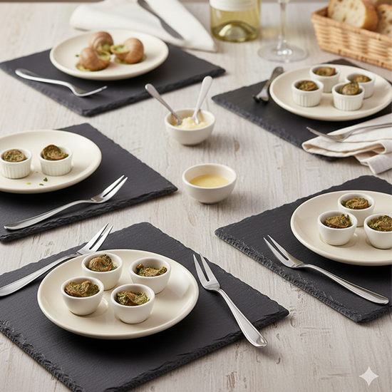 Fourchettes Ă escargots X6