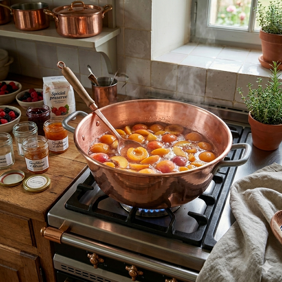 Bassine à confiture en cuivre