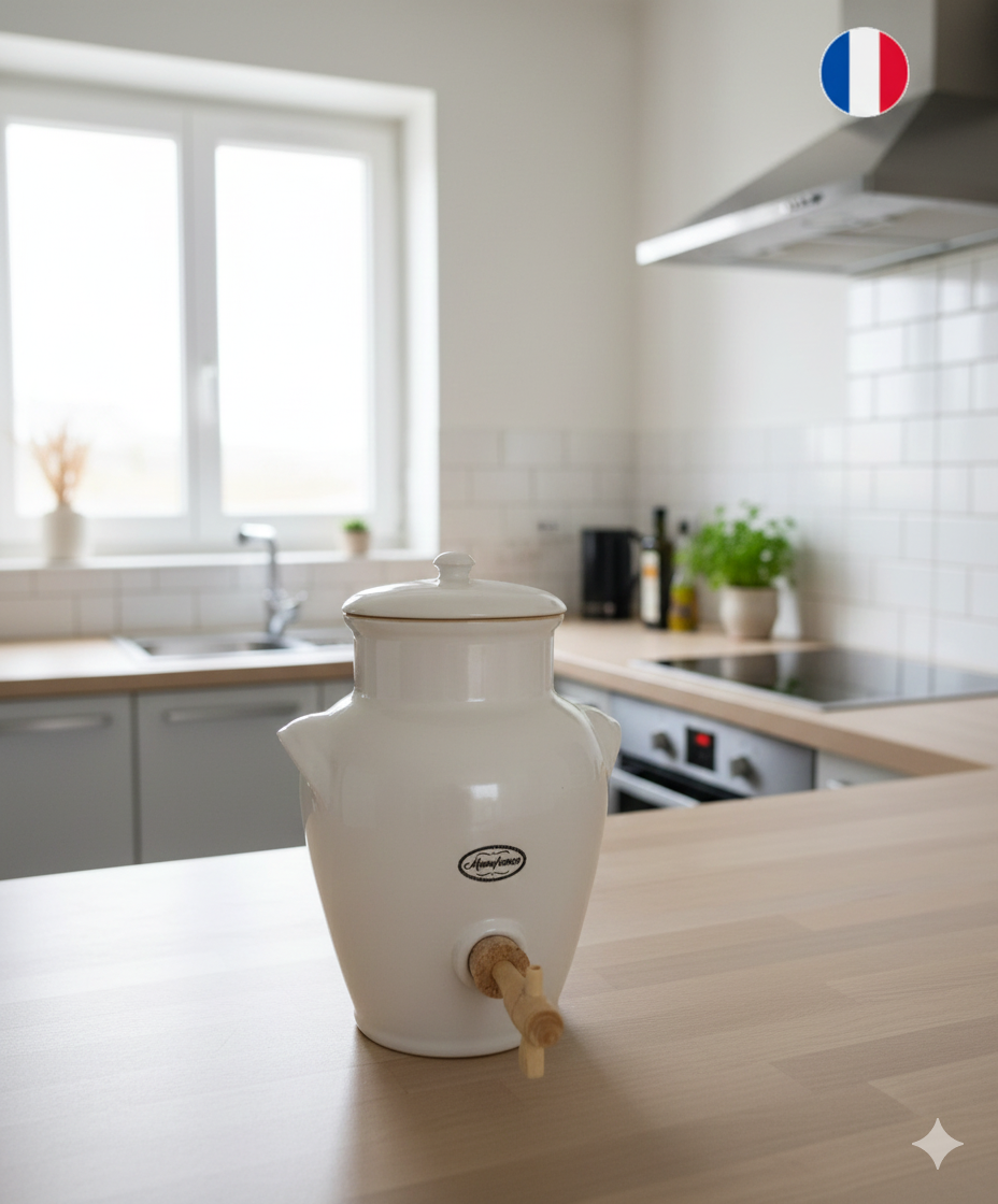 Pourquoi choisir un vinaigrier en grès naturel ?