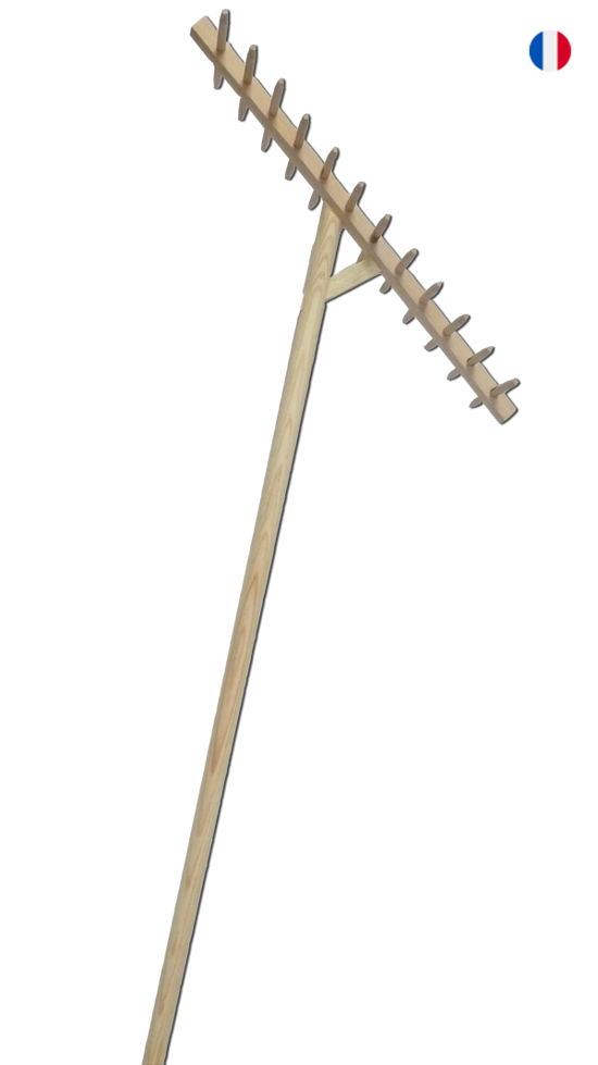 Wooden rake