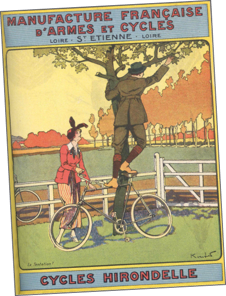 Affiche la pause vélo grand format