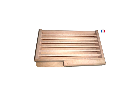 French-made beech bread board