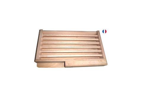 French-made beech bread board