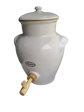 Vinaigrier en grès émaillé blanc Manufrance - 3 litres