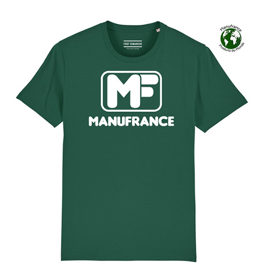 Tee-shirt rétro Manufrance MF vert foncé