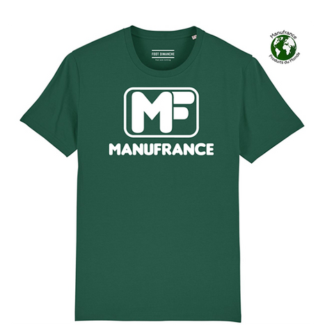 Retro Manufrance MF dunkelgrünes T-Shirt