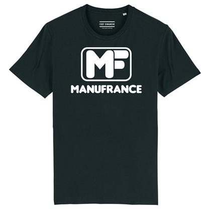 Tee-shirt rétro Manufrance MF noir