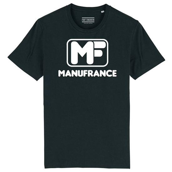 Tee-shirt rétro Manufrance MF noir