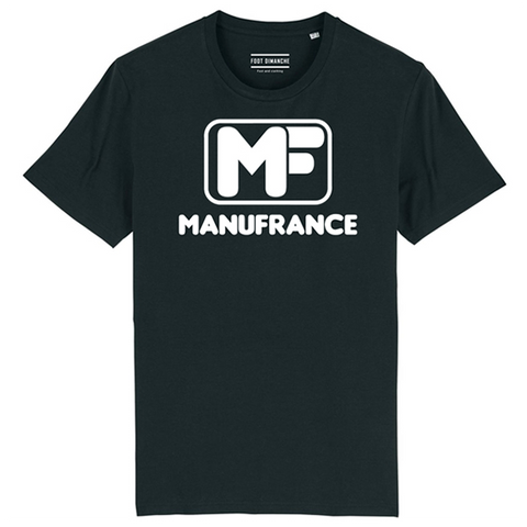 Tee-shirt rétro Manufrance MF noir