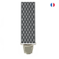 Bretelles 3 pinces Jacquard Qualité Sup.  Losanges