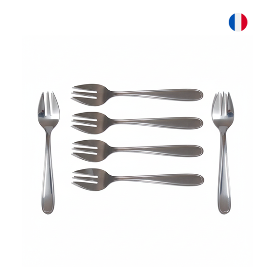 Lot de 6 fourchettes à huîtres