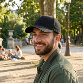 Casquette Manufrance noir de fabrication française