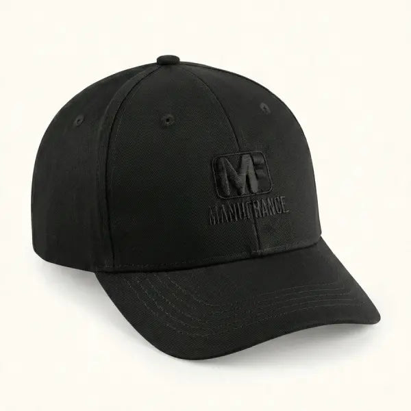 Casquette Manufrance noir de fabrication française