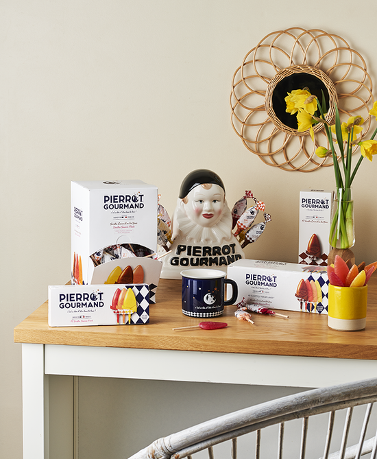 Buste Pierrot Gourmand + sucettes