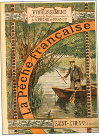 French fishing poster