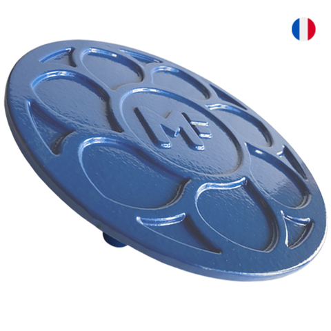 Manufrance Blue cast iron trivet