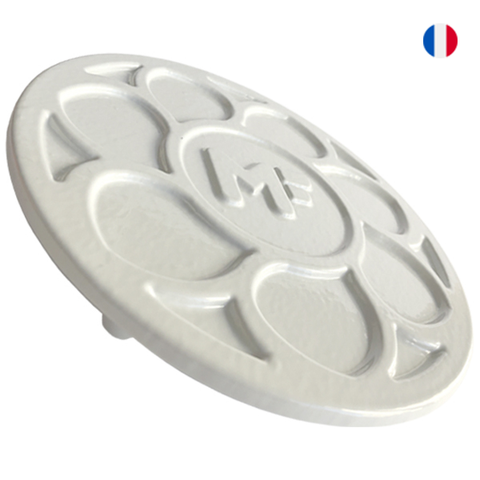 Manufrance White Cast Iron Trivet