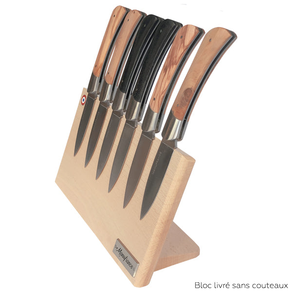 Porte-couteaux magnétique KOTAI en bambou (pliable) - 30 x 22 cm