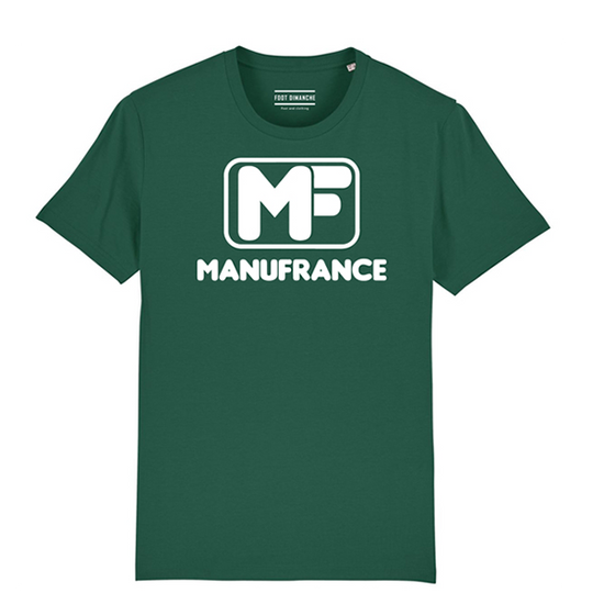 Tee-shirt rétro Manufrance MF vert foncé