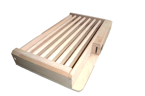 French-made beech bread board