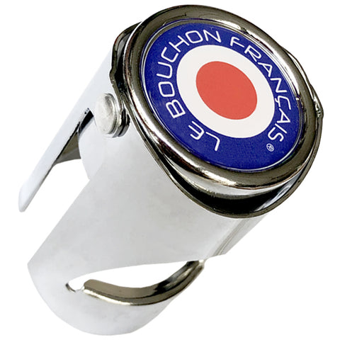 Bouchon à champagne rond bleu blanc rouge