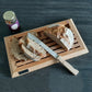 Planche à pain + couteau à pain Manufrance